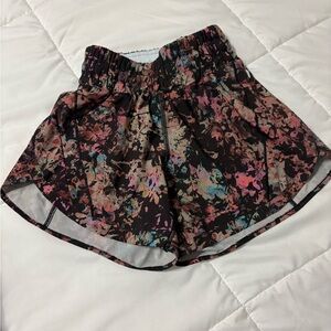 lululemon athletica Multicolor Floral Athletic Shorts